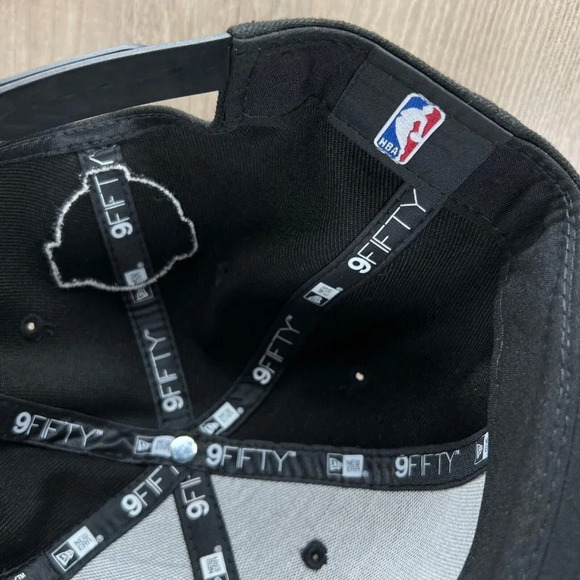 2018 NBA Finals Golden State Warriors New Era 9Fifty Cap Hat Mens One Size Black - Picture 9 of 10